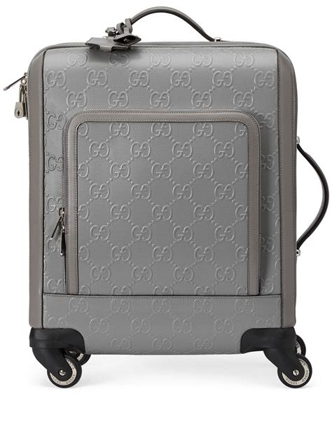 gucci monogram borsa|embossed luggage Gucci.